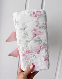 Image 5 of Vintage Floral Quilted Mini Handbag 