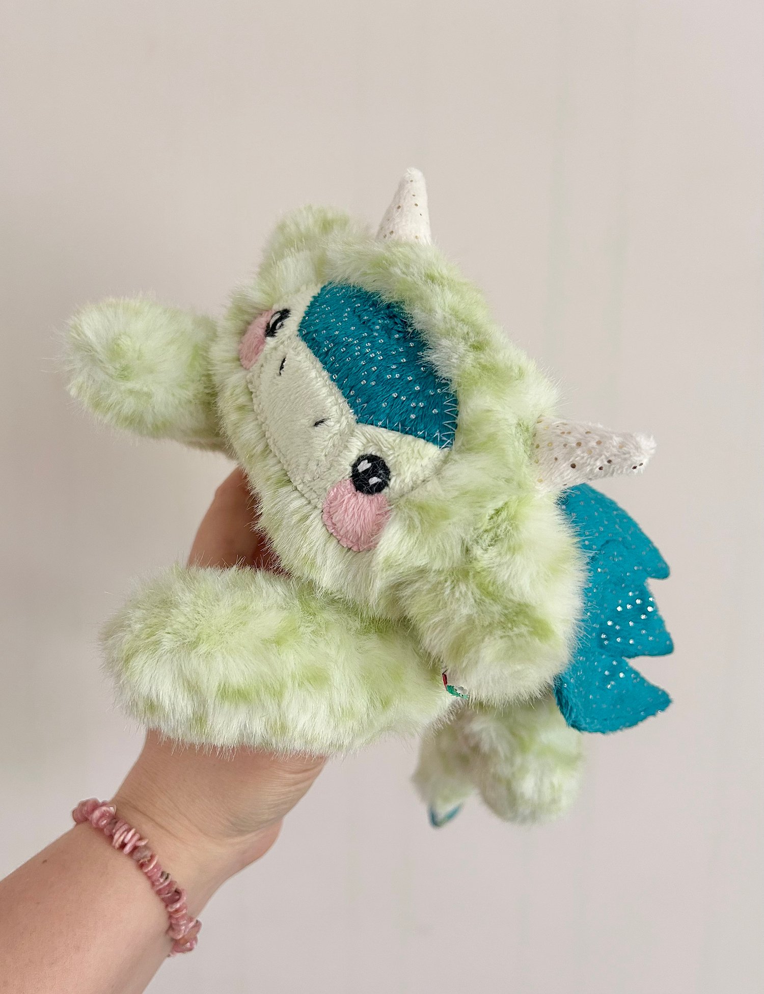Image of OOAK Sprout the Garden Dragon (10 inches)