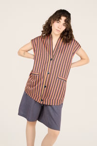Image 1 of CARDIGAN METELDA RIGHETTE MULTI RAME