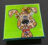 Image 2 of Spot The Dog Mixed media painting 