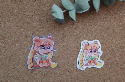 Image of Sailor moon Waterproof Vinyl Sticker | Die cut