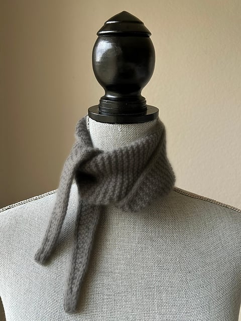 Image of Sophie Scarf with Charlie's Handspun Fur