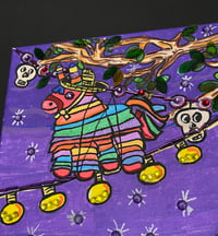 Image 4 of Mixed media painting of a Fiesta with Señorita