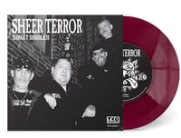 Image 1 of Sheer Terror/Poison Idea-FEEDING AMERICA" Split 7" Single Exclusive Oxblood Vinyl  