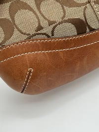 Image 6 of Coach CC Canvas Leather Shoulder Bag