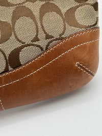 Image 7 of Coach CC Canvas Leather Shoulder Bag
