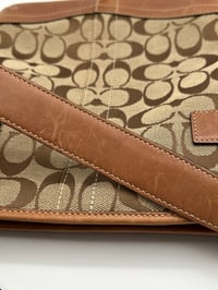Image 18 of Coach CC Canvas Leather Shoulder Bag