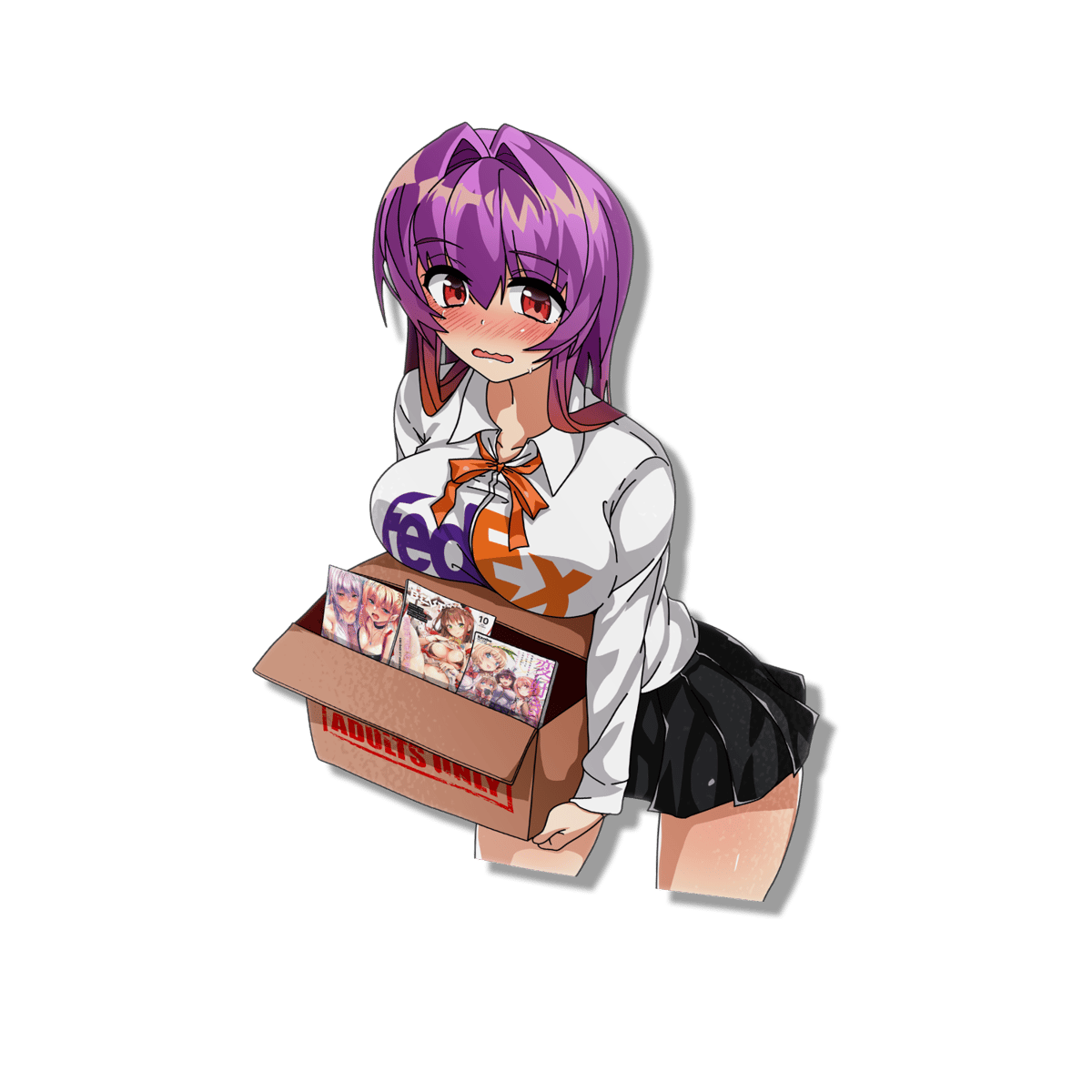 Image of Fedex-Chan Sticker