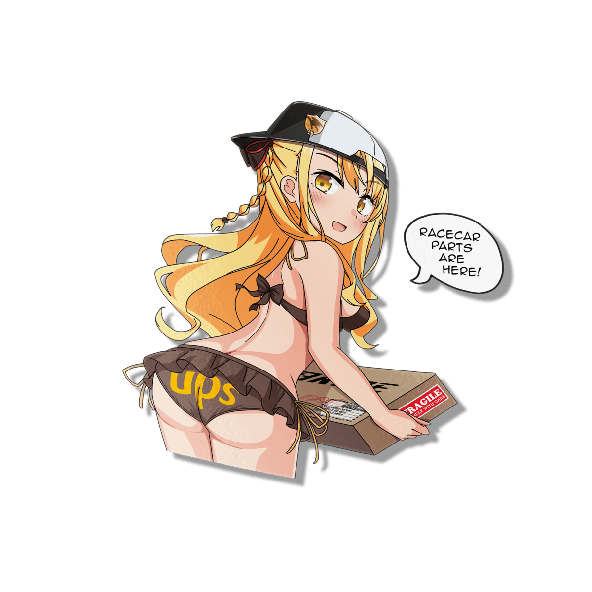 Image of UPS-Chan Sticker