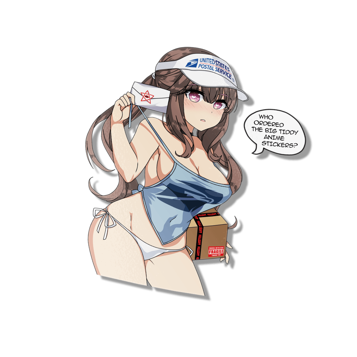 Image of USPS-Chan Sticker