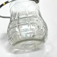 Image 6 of Seau à glaçons en verre rétro et anse en chrome - seau à glace vintage 1960 - 1970