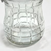 Image 4 of Seau à glaçons en verre rétro et anse en chrome - seau à glace vintage 1960 - 1970