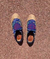 Image 3 of Classic Espadrilles - Dark Blue Yakan