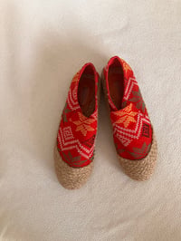 Image 2 of Classic Espadrilles - Red Yakan