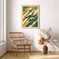 Image 6 of Stampa Fine Art coppia di Cant Z506 "Airone"  