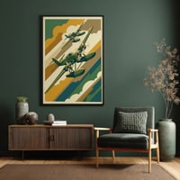 Image 5 of Stampa Fine Art coppia di Cant Z506 "Airone"  