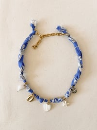 Image 1 of Collier LIBERTY bleu 