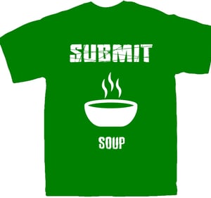Image of SUBMIT - SOUP - T-shirt - Black/Green