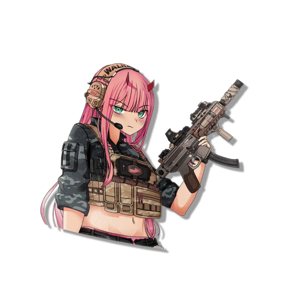 Image of Tactical Zero Two Sticker