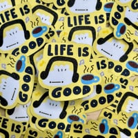 Life Is Good | Glitter Laminate 