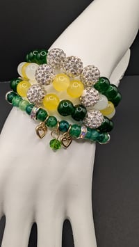 Image 2 of Shrek & Fiona "Onion has layers" Inspired Bracelet Stack- CUSTOM