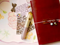 Image 1 of Cat, Cap and Loopy wires - Pocket Fountain Pen 