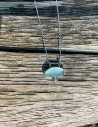 Image 2 of Aqua sea glass necklace