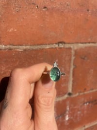 Image 3 of Turquoise sea glass ring
