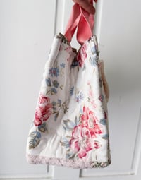Image 4 of Upcycled Patchwork Quilt Mini Handbag 