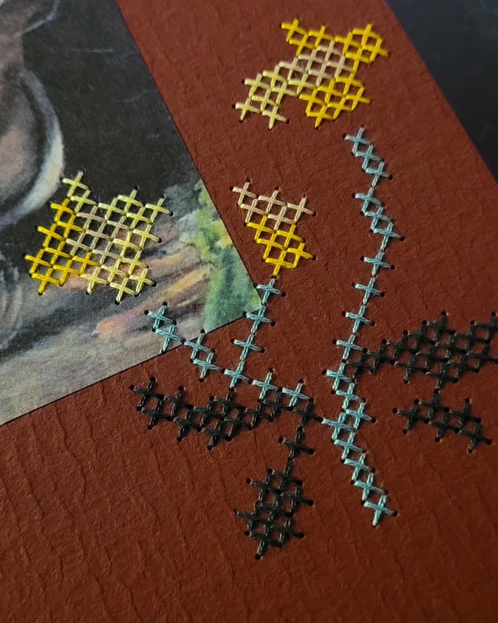 Image of Cross stitch notebook workshop