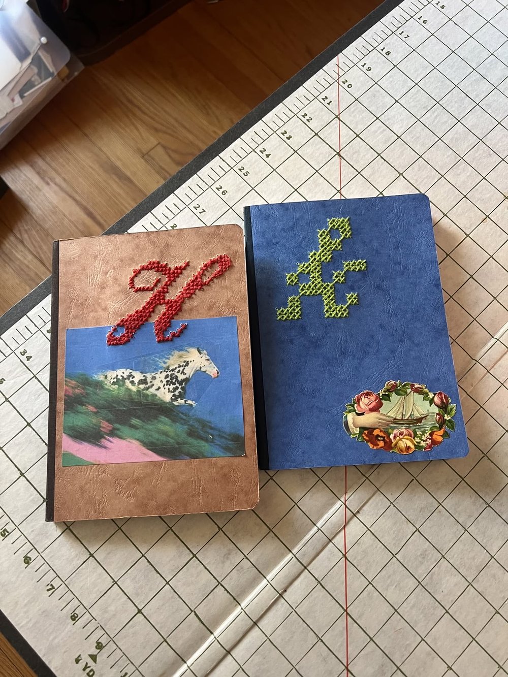 Image of Cross stitch notebook workshop