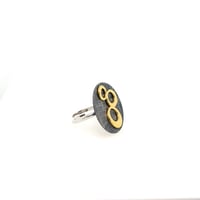 Orbites Dorées Adjustable Ring