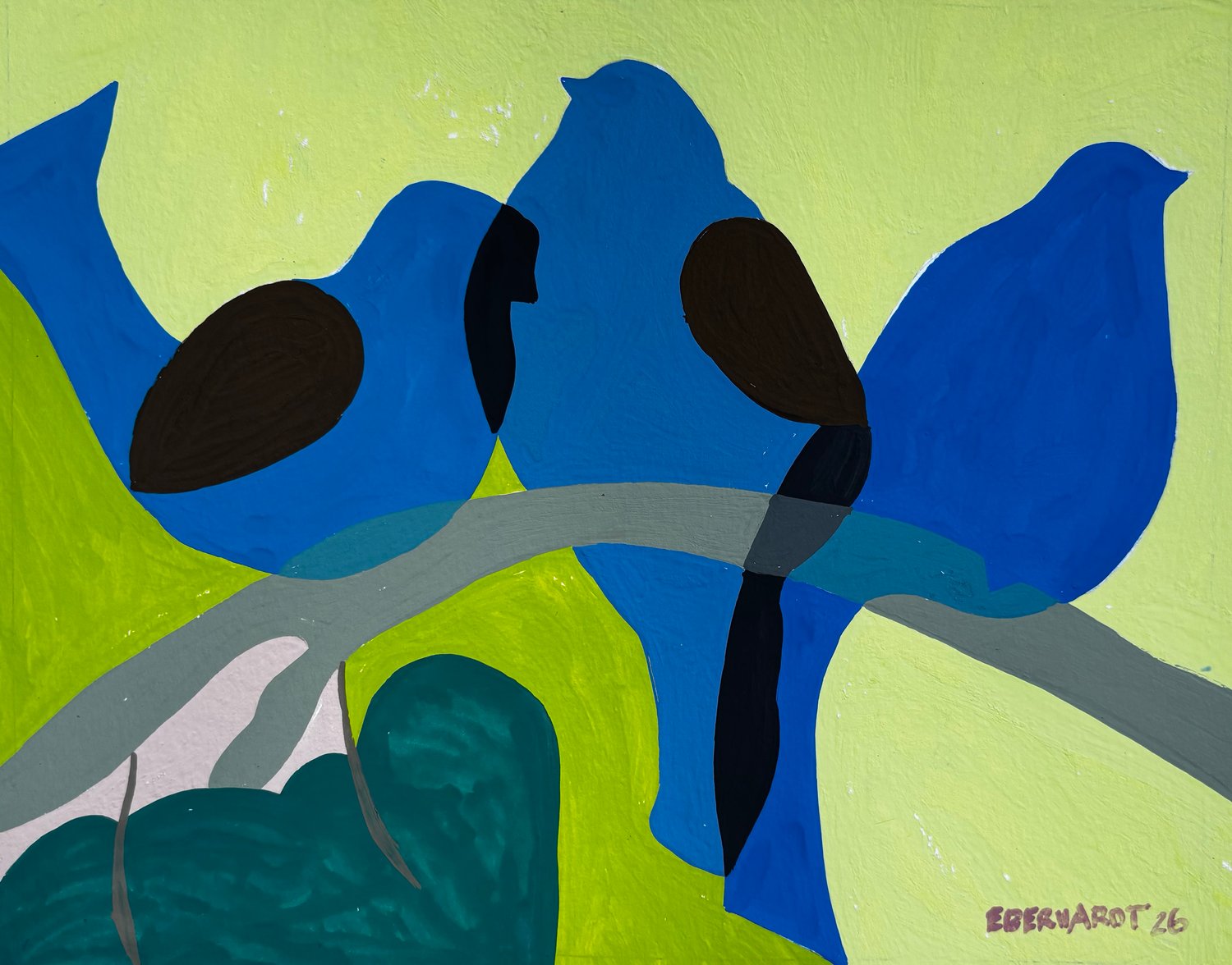Image of Three Bluebirds