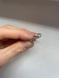 Image 3 of Amber sea glass ring