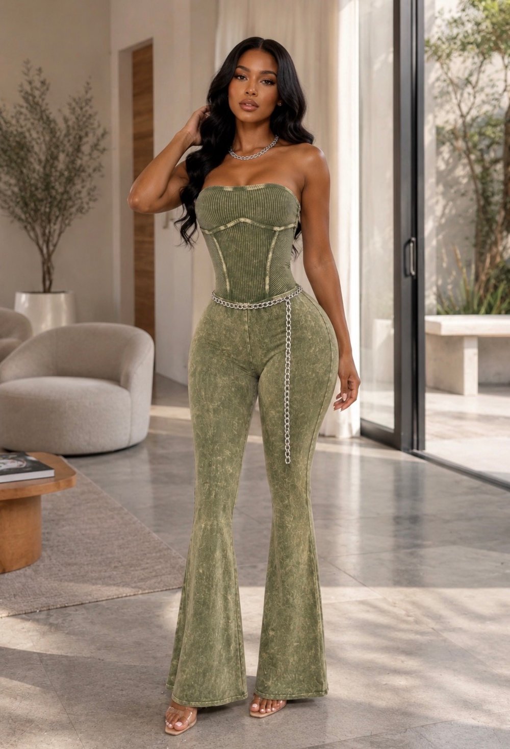 Image of JOURNEE JUMPER-olive