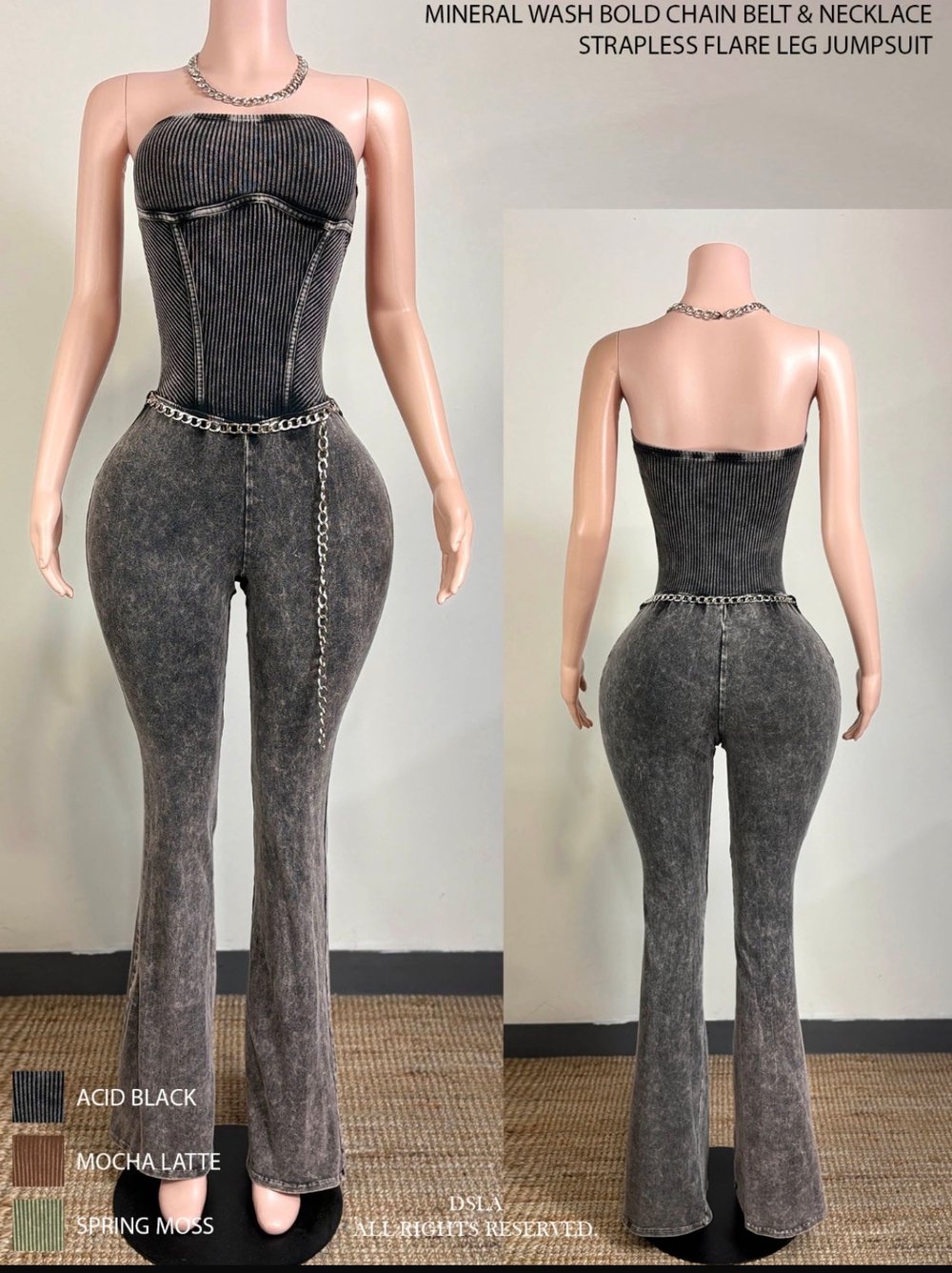 Image of JOURNEE JUMPER-acid wash black 