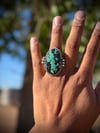Huge Hubei Turquoise  ring 
