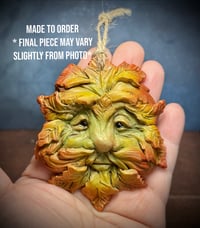Image 1 of Made to Order Green Man ornament - Autumn 