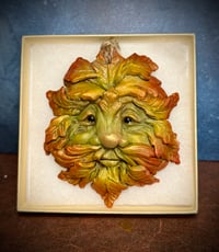 Image 2 of Made to Order Green Man ornament - Autumn 
