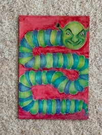 The Very Hungry Shatterpillar Postcard 