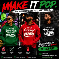 Image 2 of Just Like George Floyd, I Still Can’t Breathe” Hoodie 