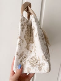 Image 3 of Upcyled Embellished Quilt Mini Bag 