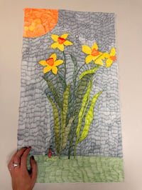 Image 1 of 'Grow with good things' Original Tapestry