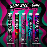 Image 3 of Stickylips Activated Charcoal Filters 6mm Slim – Go Wild Edition | 69 Filters 