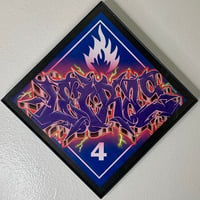 Flammable 4 Letras Sign | Print 
