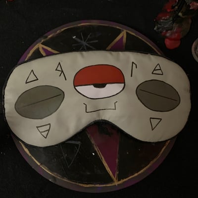 Image of  Dreamask GRP hand painted and stuffed with MUGWORT