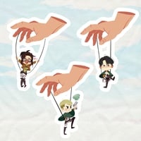 Image 3 of Attack on Titan - Swinging Keychains