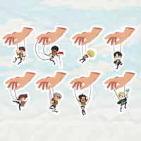 Image 1 of Attack on Titan - Swinging Keychains