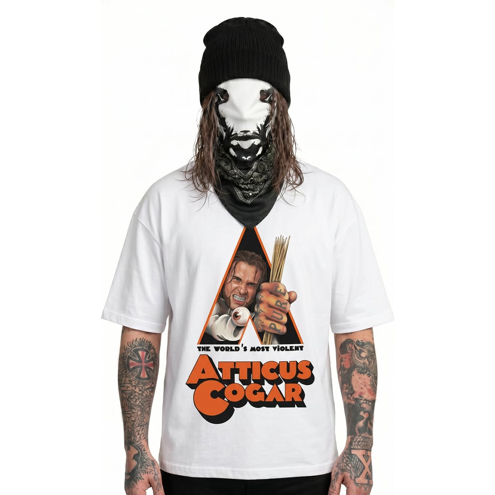 Image of Atticus Cogar "Clockwork" Oversized Cotton T-Shirt