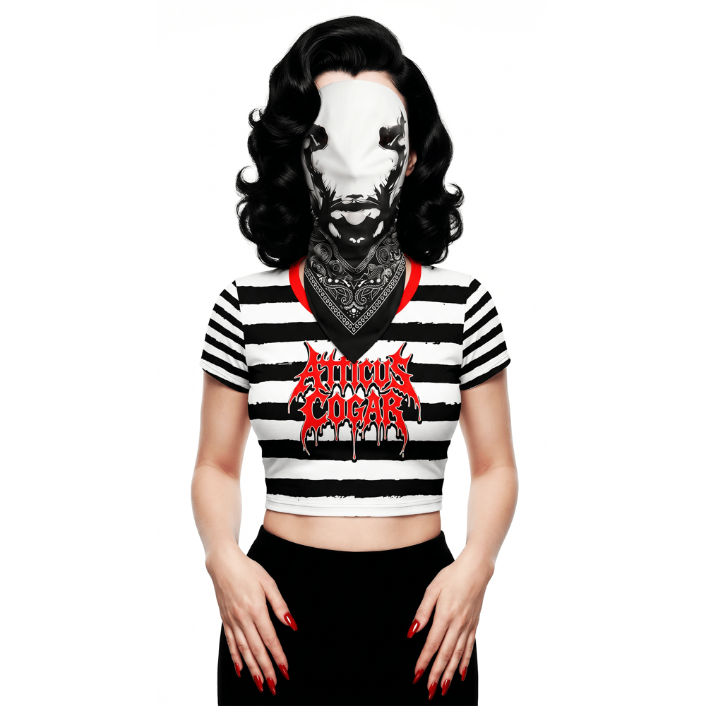 Image of Atticus Cogar "Bars" Crop Tee